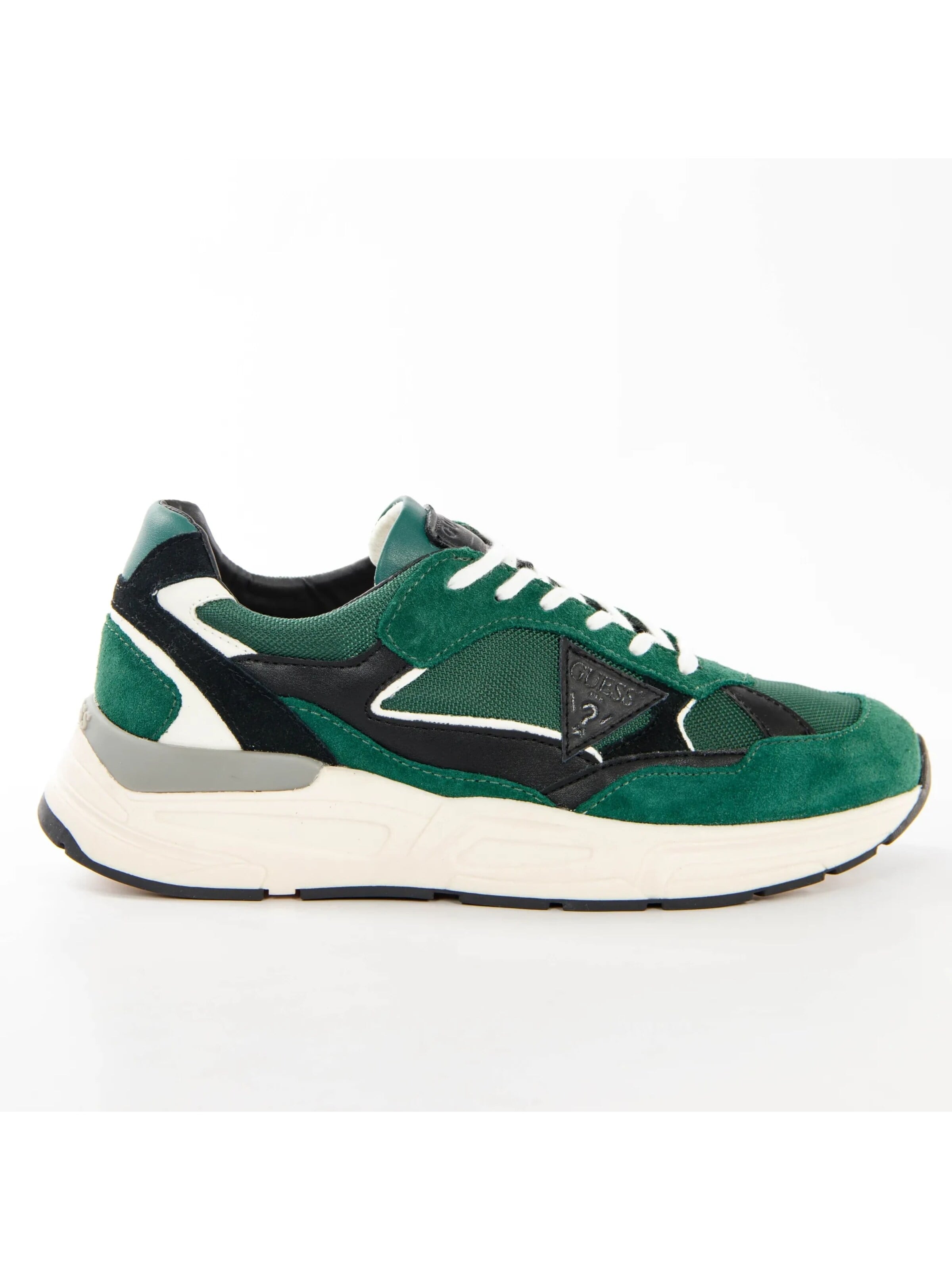 GUESS - Zapatos con cordón 'Imoele' en verde: frente