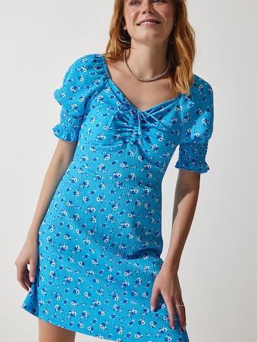 Happiness İstanbul Letné šaty - Modrá