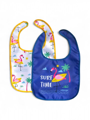 Kahuna Kids Bib 'Surf Time' in Purple: front