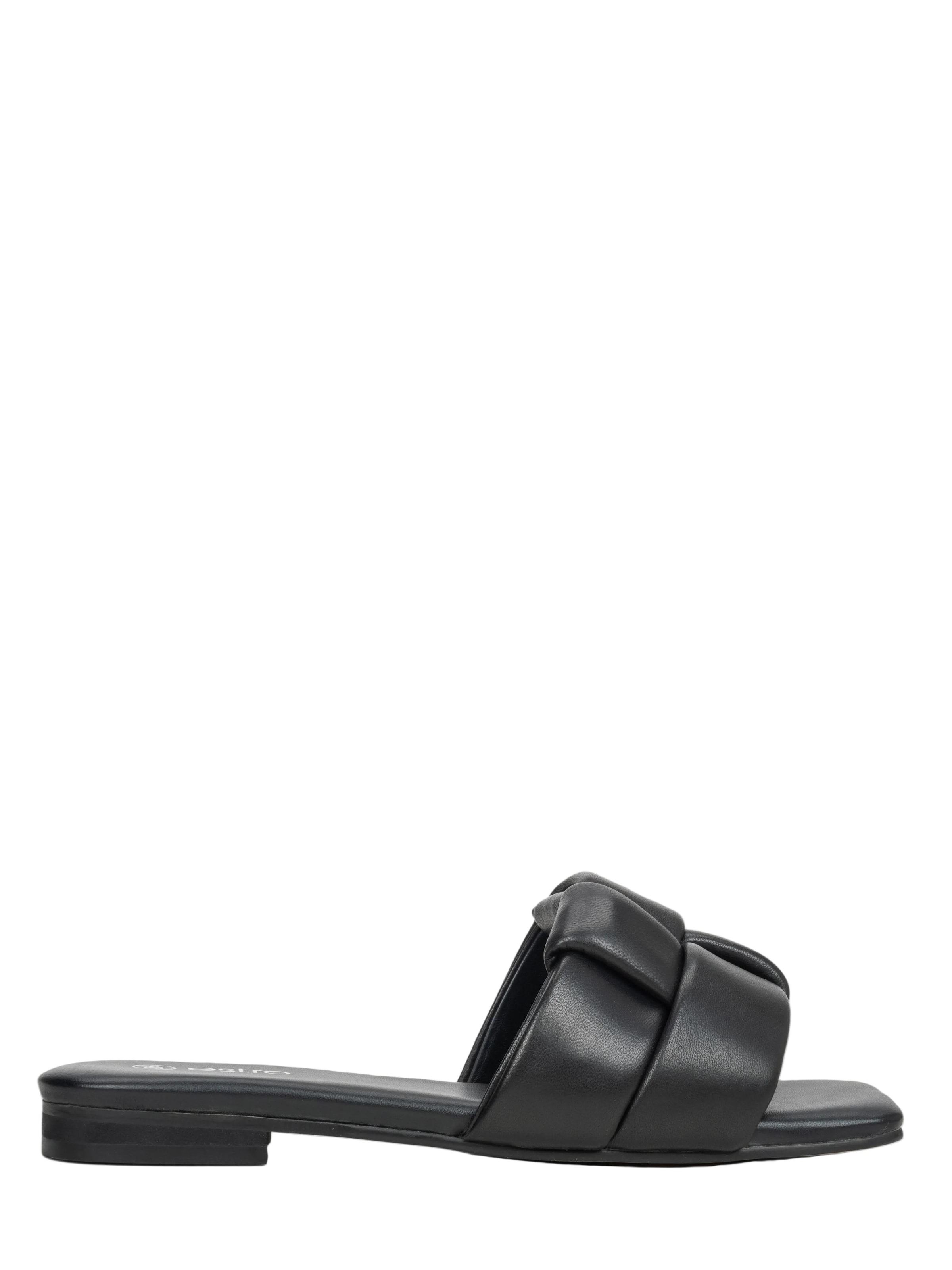 Estro Sandals '502-104' in Black: front