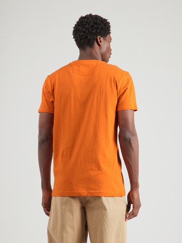 La Martina - Camiseta en naranja: atrás