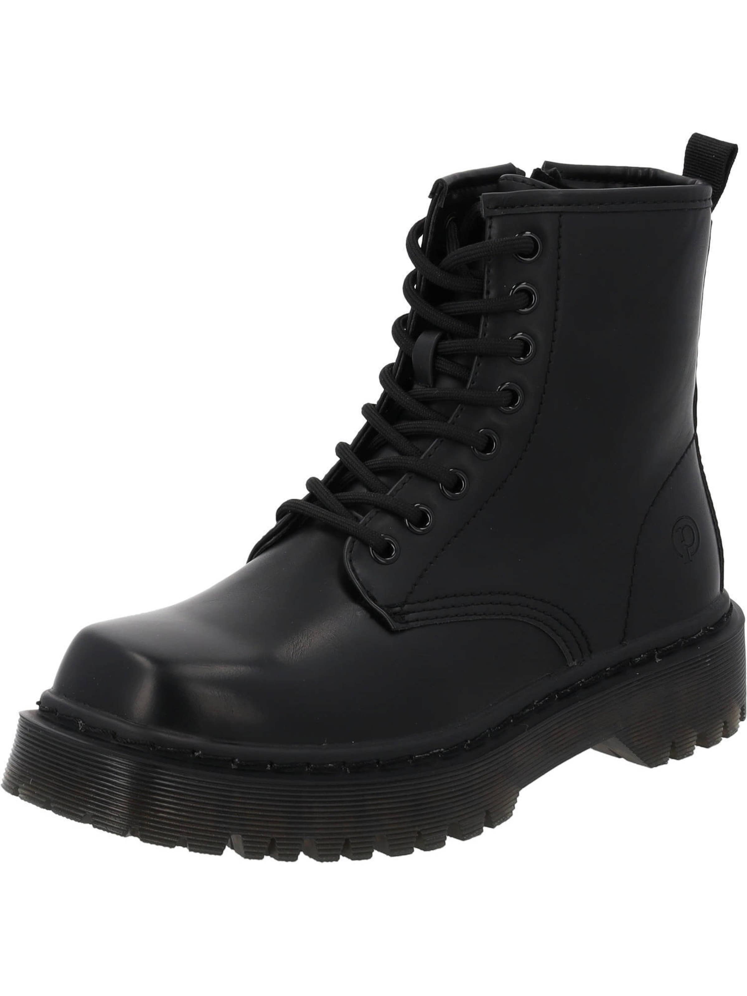 Palado - Botas con cordones en negro: frente