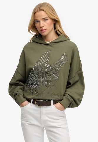 Superdry Sweatshirt in Groen