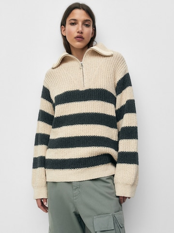 Pull&Bear Pullover in Beige: predná strana