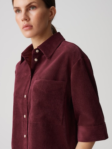 Chemisier 'Faisa' OPUS en rouge