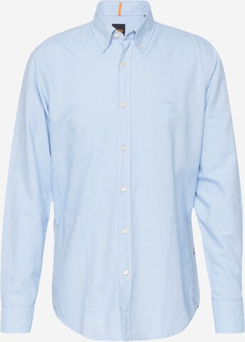 BOSS Button Up Shirt 'Rickert' in Blue: front