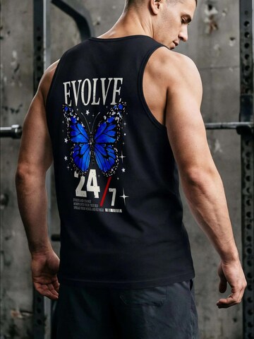 Neverless Shirt 'Butterfly 247' in Black