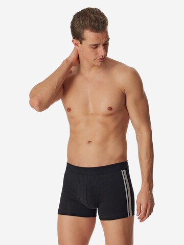 SCHIESSER Boxershorts '95/5 Stretch - Organic Cotton' in Blauw: voorkant