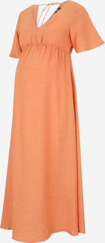 Abito estivo 'VMMFlora Olga' di Vero Moda Maternity in arancione: frontale