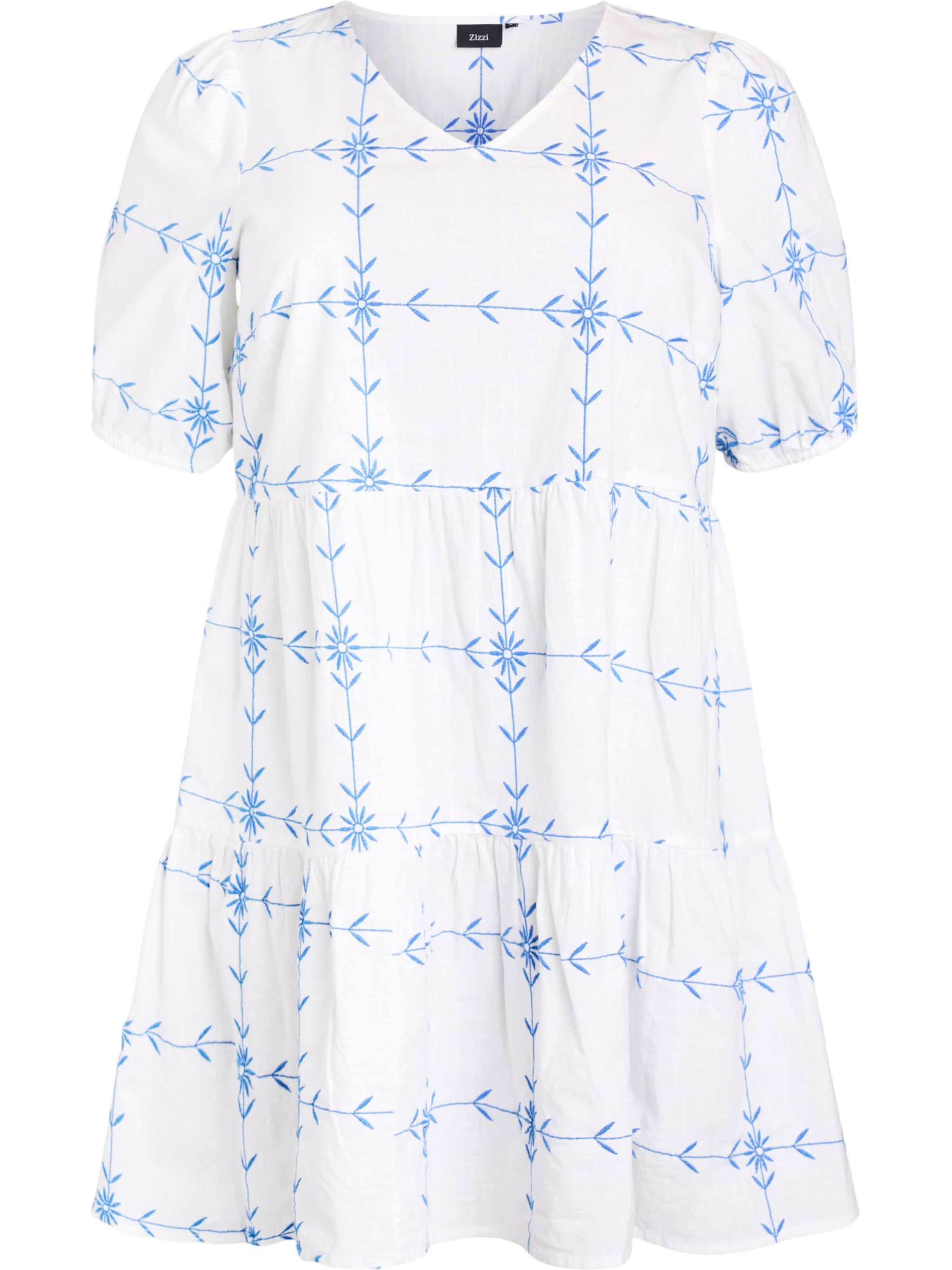 Zizzi Šaty - Biela: predná strana