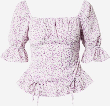 Dorothy Perkins - Blusa 'Ditsy' em bege: frente