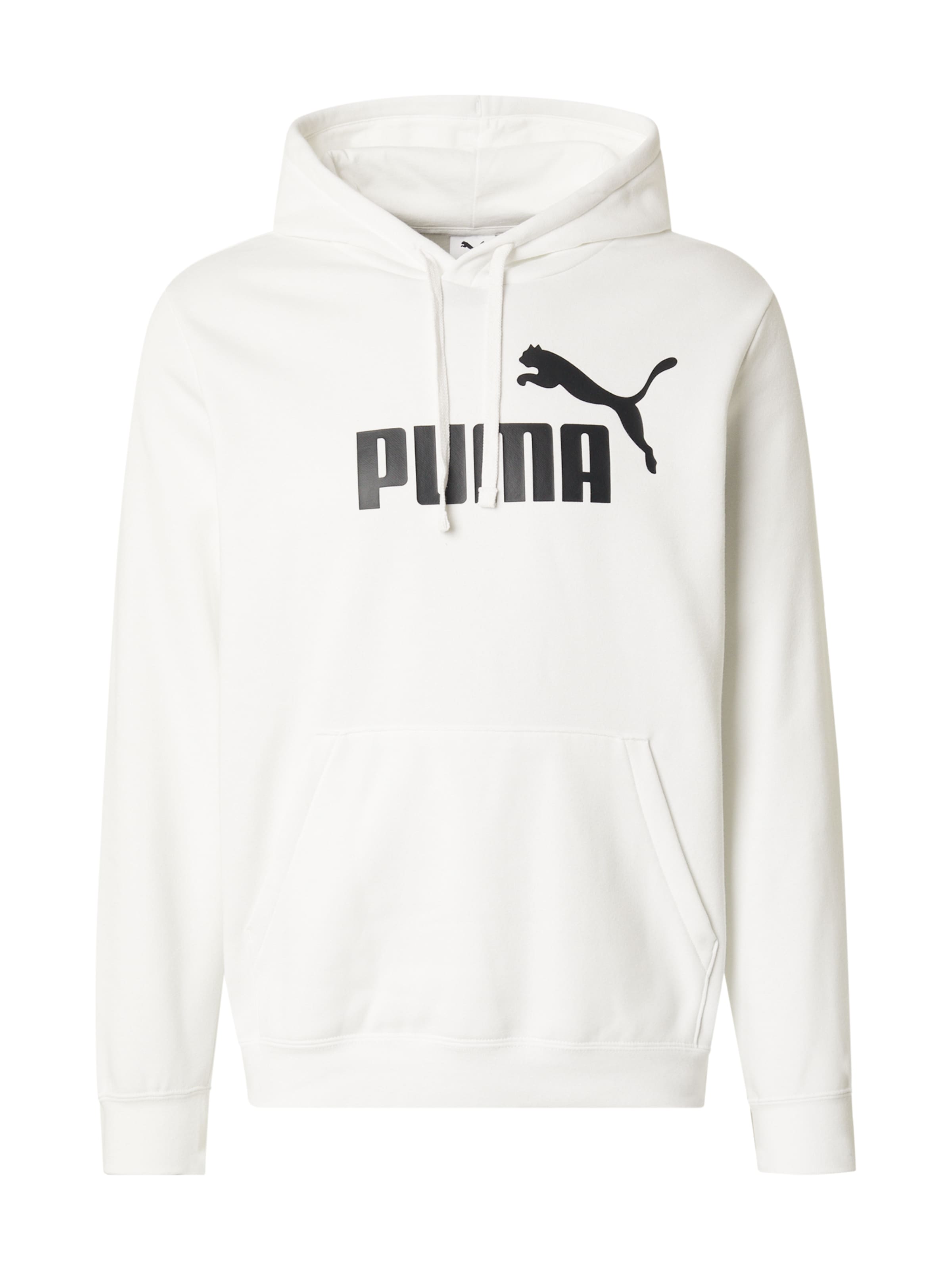 PUMA Спортен суитшърт 'ESS No. 1' в бяло: отпред