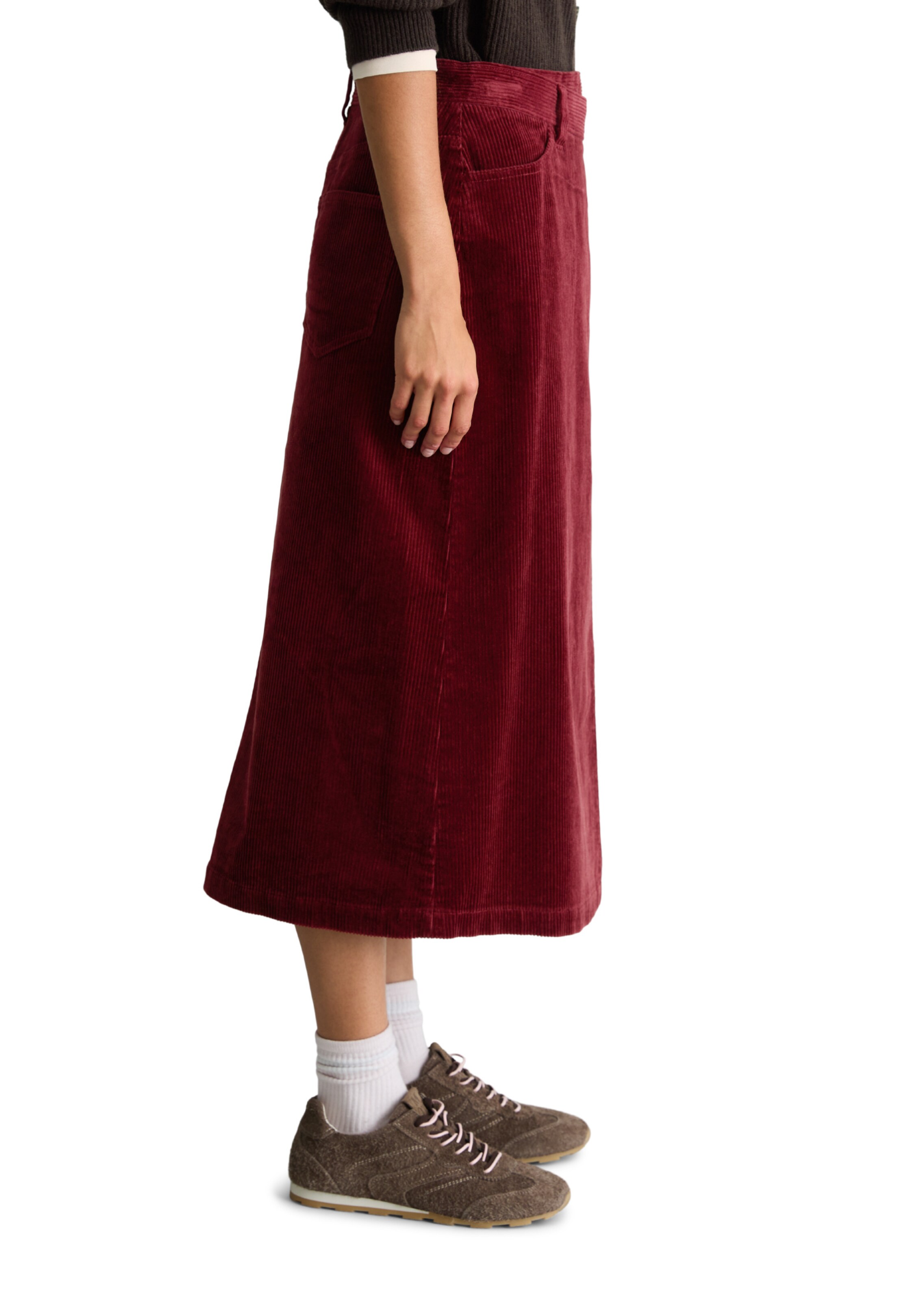 Marc O'Polo DENIM Skirt in Red: side