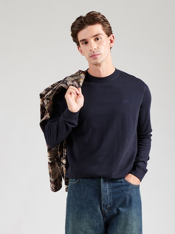 INDICODE JEANS Koszulka 'Valento' w kolorze niebieski: przód