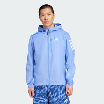 Veste de sport 'Own the Run' ADIDAS PERFORMANCE en bleu : devant
