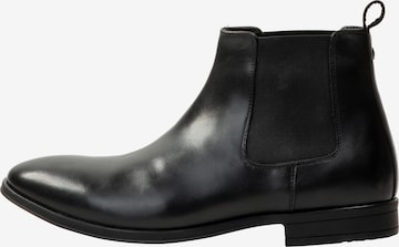 DreiMaster Klassik Chelsea boots 'Ledkin' in Zwart: voorkant