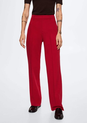 MANGO Regular Hose 'Greta' in Rot: predná strana