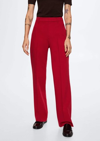 MANGO Pleated Pants 'Greta' in Red: front