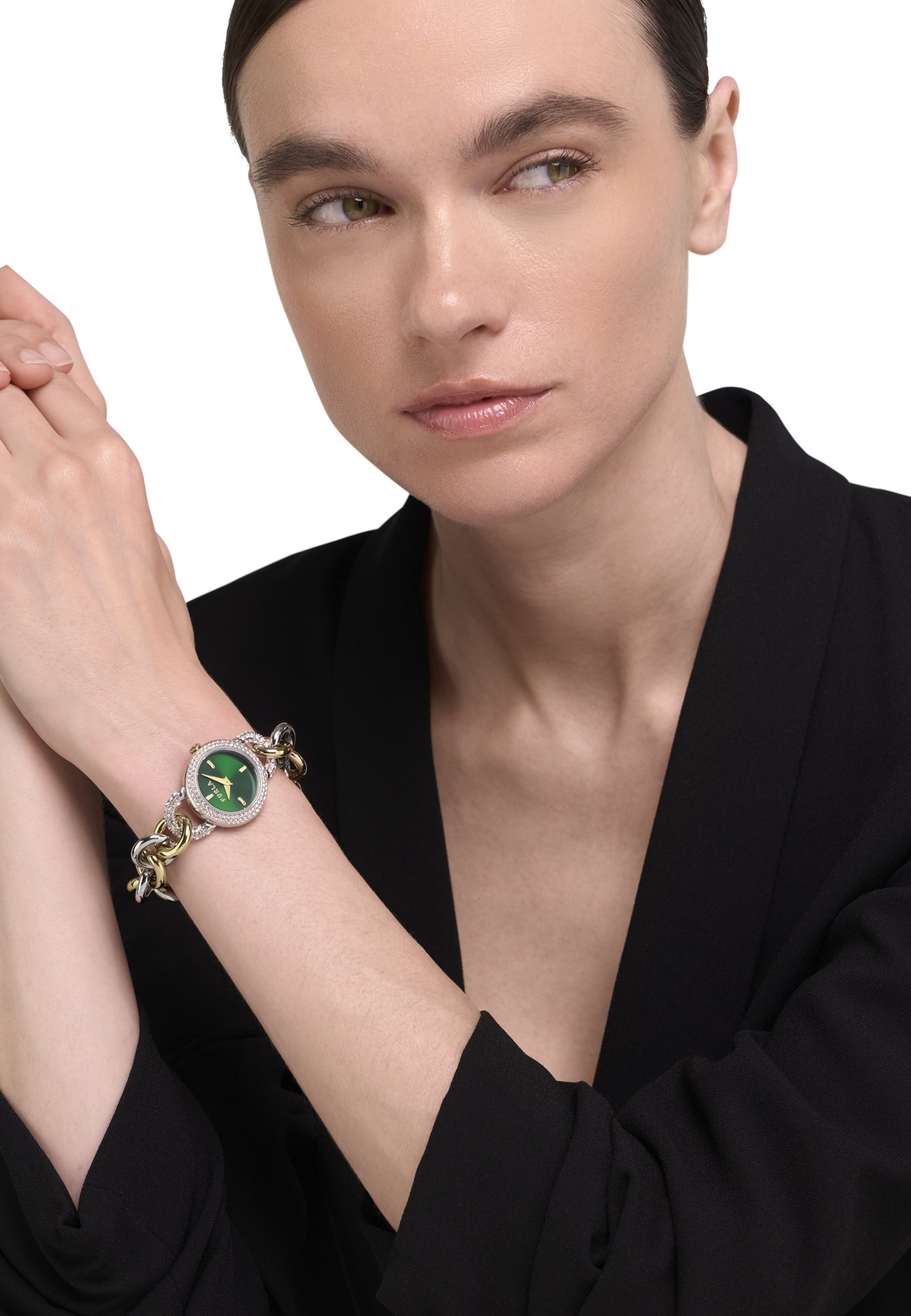 Orologio analogico 'Meridiana' di FURLA in argento: frontale