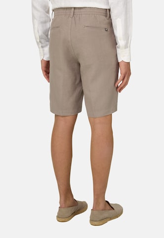 Regular Pantalon à pince Boggi Milano en gris