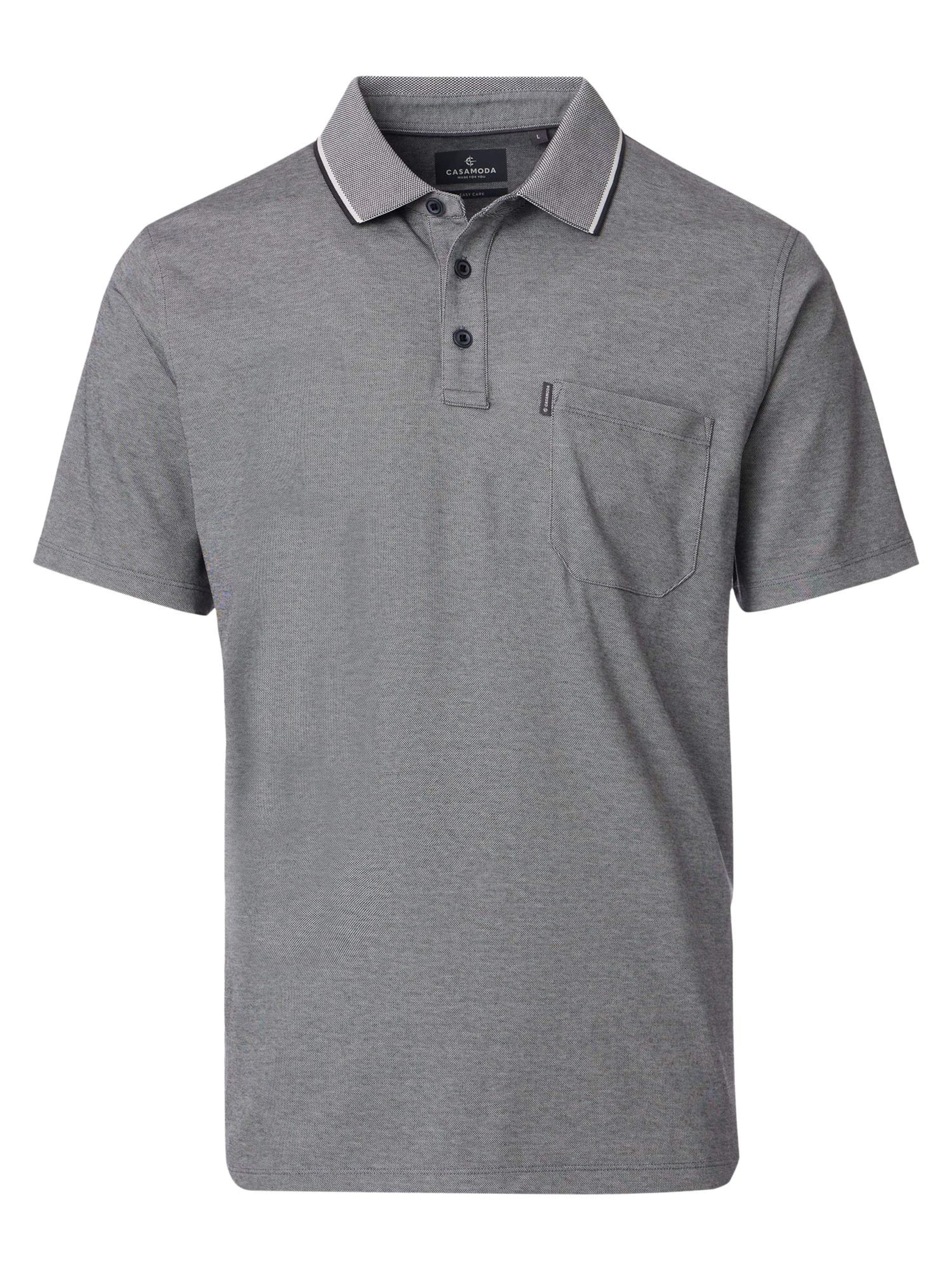 CASAMODA Shirt 'Basic'‌‌‌‌‌‌‌ in Grau: Vorderseite