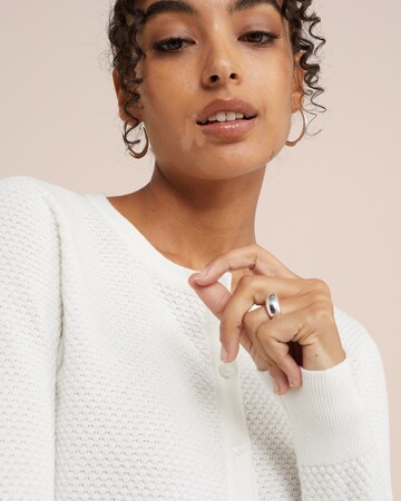 WE Fashion Knit cardigan in White
