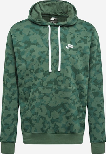 sötétzöld / fehér Nike Sportswear Tréning póló 'NSW CLUB', Termék nézet