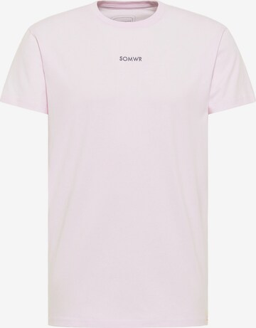 SOMWR Shirt 'ORGANIC MATTER' in Purple: front