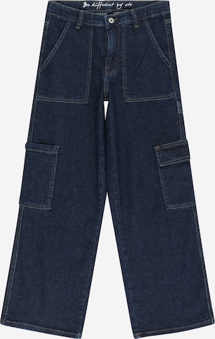 Wide leg Jeans de la STACCATO pe albastru: față