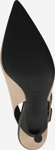 FURLA - Zapatos destalonado en beige