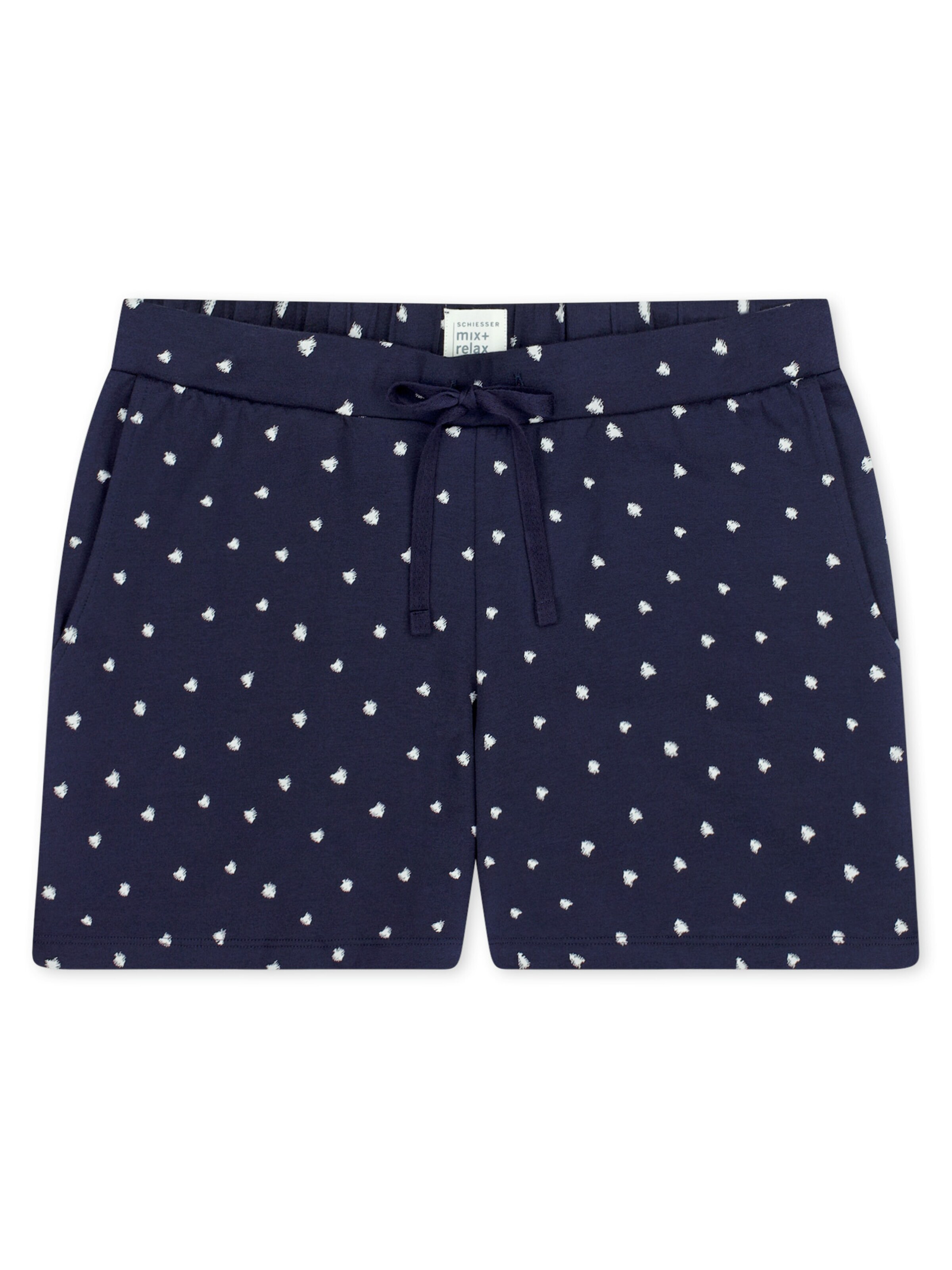 SCHIESSER Pajama Pants 'Mix & Relax' in Blue: front
