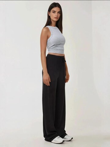 Wide Leg Pantalon Hiccup en noir