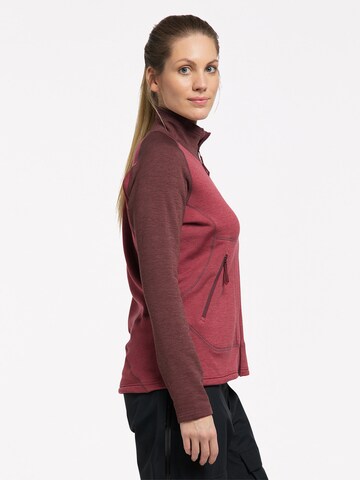 Haglöfs Athletic Fleece Jacket 'Heron' in Red