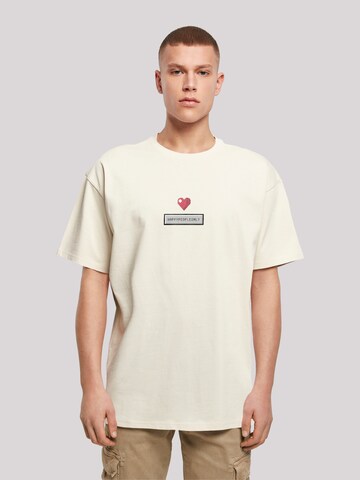 F4NT4STIC Shirt in Beige: voorkant