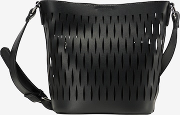 usha WHITE LABEL Crossbody Bag in Black: front