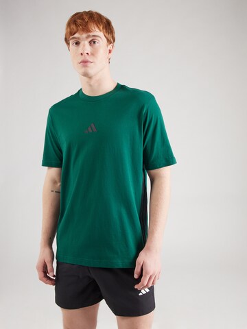 ADIDAS SPORTSWEAR Performance shirt '3S SJ' in Green: front