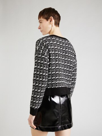 ABOUT YOU Knit Cardigan 'Joyce' in Black