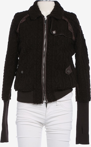 Emporio Armani Sweatshirt / Sweatjacke S in Braun: Vorderseite