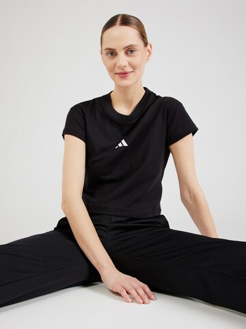 ADIDAS SPORTSWEAR Funkcionális felső - fekete: elől