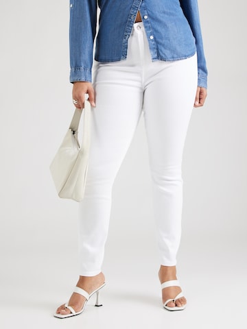 Coupe slim Jean 'HARLEM' Tommy Hilfiger Curve en blanc : devant