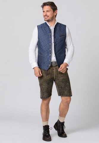 STOCKERPOINT Traditional Vest 'Edward' in Blue