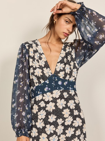 Robe Bhoem en mélange de couleurs