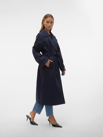 VERO MODA Ανοιξιάτικο και φθινοπωρινό παλτό 'Blog' σε μπλε