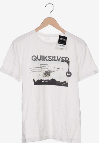 QUIKSILVER T-Shirt S in Weiß: predná strana