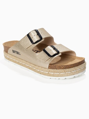 Bayton Pantolette 'ALCEE' i guld