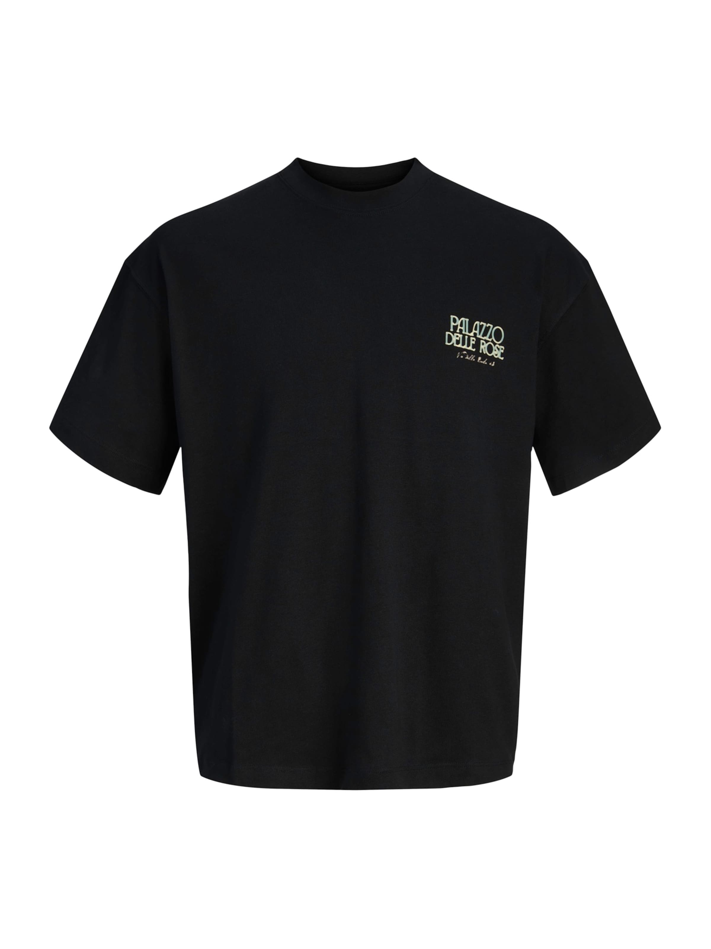 JACK & JONES Футболка 'JORCOTEDAZUR' в Зеленый / Ярко-розовый / Черный / Грязно-белый, Обзор товара