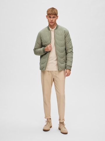 SELECTED HOMME Between-Season Jacket 'DECKARD' in Grey