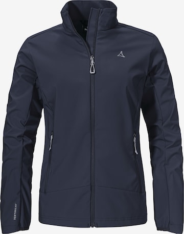 Veste outdoor Schöffel en bleu : devant