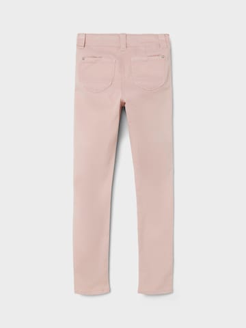 NAME IT - Skinny Leggings 'Polly' em rosa