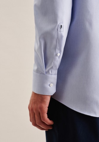 SEIDENSTICKER Regular fit Zakelijk overhemd 'SMART CLASSICS' in Blauw